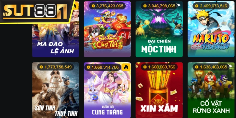 Top 7 game nổ hũ đổi thưởng uy tín đáng chơi nhất tại SUT88